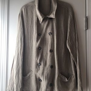 CP Shades Tan Linen Jacket